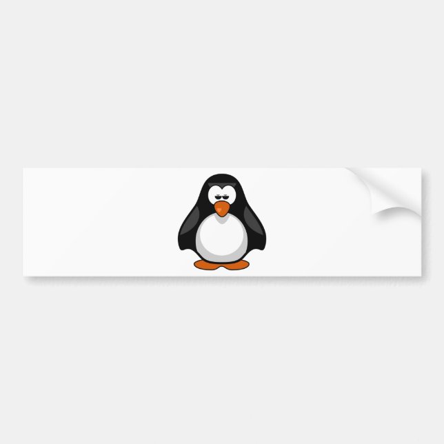 Autocollant De Voiture penguin - pingouin (Devant)