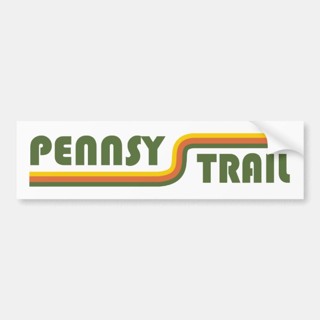 Autocollant De Voiture Pennsy trail Indianapolis (Devant)
