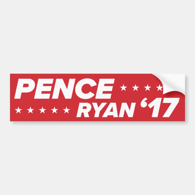 Autocollant De Voiture Penny/Ryan '17 - ROUGE (Devant)