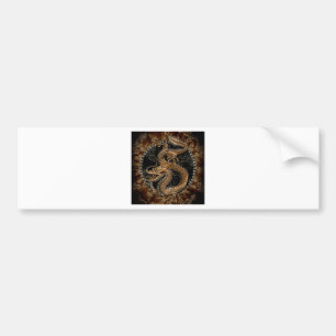Autocollant De Voiture Pentagramme dragon