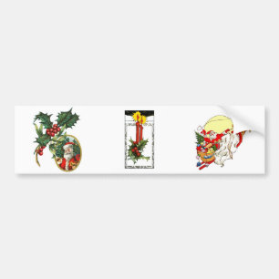 Autocollant De Voiture Père Noël