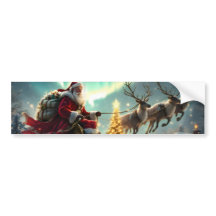 Père Noël arrivant