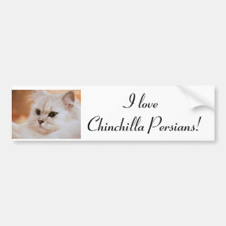 Autocollant De Voiture Persans de chinchilla de ~ de Freddie