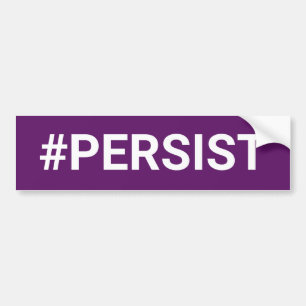AUTOCOLLANT DE VOITURE #PERSIST
