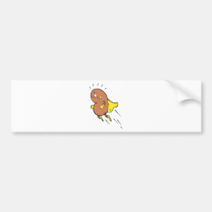 Autocollant De Voiture personnage de dessin animé super bean