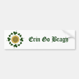 Autocollant De Voiture PERSONNALISABLE !  Shamrocks - Celtic irlandais