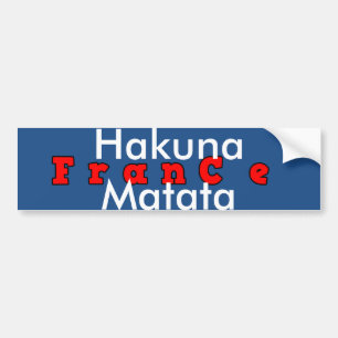 Autocollant De Voiture PERSONNALISER HAKUNA MATATA Produit