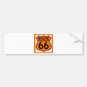 Autocollant De Voiture personnaliser orange de sécurité de l'itinéraire
