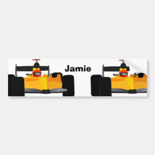 Autocollant De Voiture Personnaliser Race Car Cadeaux de fête d'anniversa