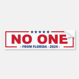 AUTOCOLLANT DE VOITURE PERSONNE DE FLORIDE 2024