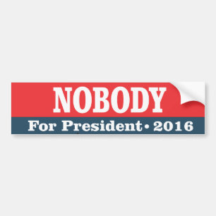 Autocollant De Voiture Personne pour le président