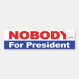 Autocollant De Voiture Personne pour président