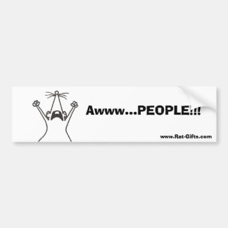 Autocollant De Voiture PERSONNES d'Awww… ! ! ! Adhésif pour pare-chocs de