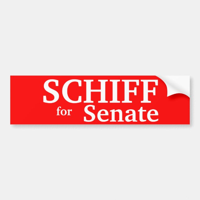 Autocollant De Voiture PETER SCHIFF, sénat du Connecticut, pour (Devant)