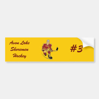 Autocollant De Voiture Petit d'hockey de Shoremen de lac avon