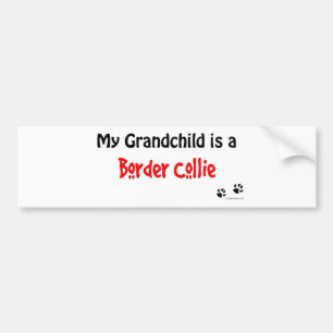 Autocollant De Voiture Petit-enfant de border collie