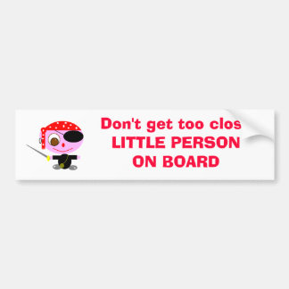 AUTOCOLLANT DE VOITURE PETITE PERSONNE À BORD