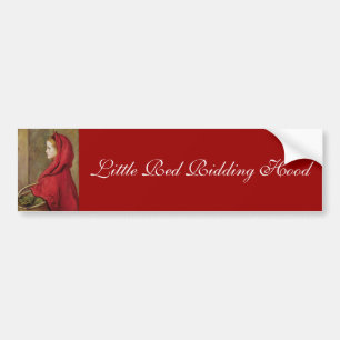 Autocollant De Voiture Peu de capuchon rouge par John Everett Millais