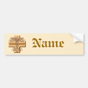 Autocollant De Voiture Pharmacien Caduceus nom personnalisé Bumper Sticke