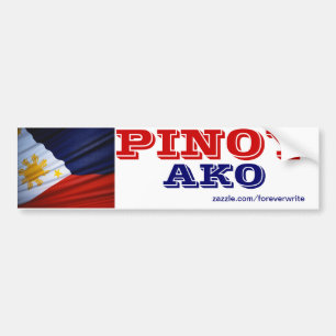 Autocollant De Voiture Philippines Pinoy ako