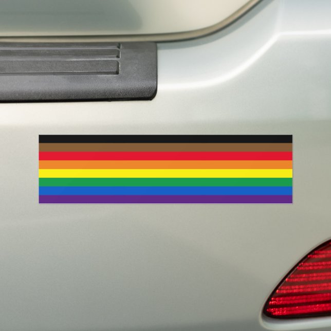Autocollant De Voiture Philly Rainbow gay pride progression Indicateur (En voiture)