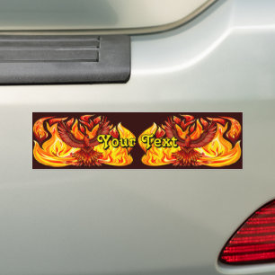 Autocollant De Voiture Phoenix mythologique immortelle Créature