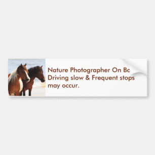 Autocollant De Voiture Photographe à bord Sticker pare-chocs