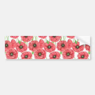 Autocollant De Voiture Photos aquarelle motif floral