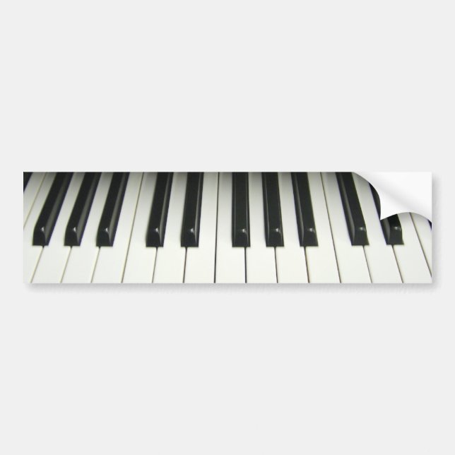 Autocollant De Voiture Piano (Devant)