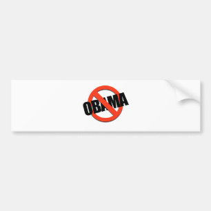 AUTOCOLLANT DE VOITURE PIÈCE EN T D'ANTI-OBAMA