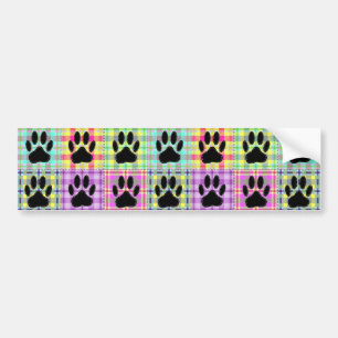 Autocollant De Voiture Pied Motif de chien