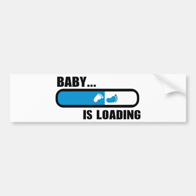 Autocollant De Voiture Pieds de chargement de bébé (Devant)