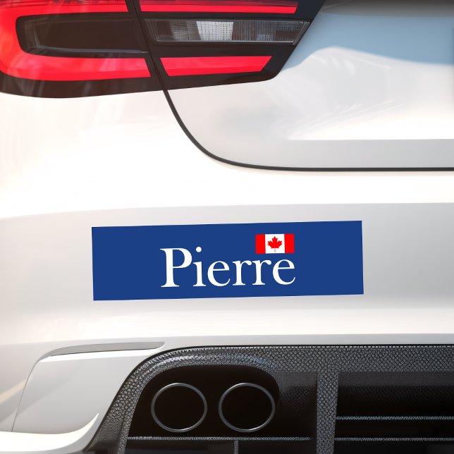 Autocollant De Voiture Pierre Poilievre avec drapeau officiel du Canada f (Créateur téléchargé)
