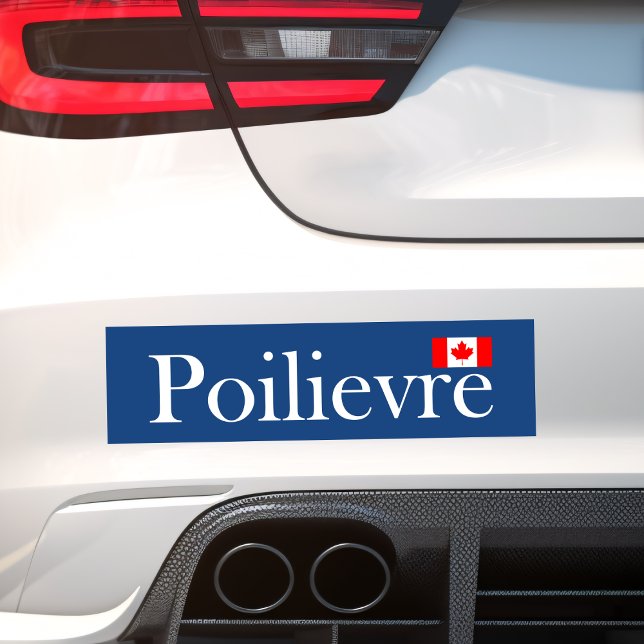 Autocollant De Voiture Pierre Poilievre Drapeau officiel canadien Couleur (Créateur téléchargé)