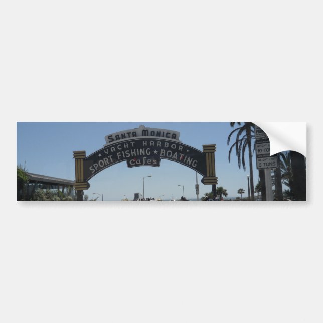 Autocollant De Voiture Pilier de Santa Monica (Devant)