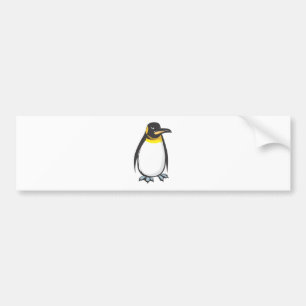 Autocollant De Voiture Pingouin d'empereur sérieux