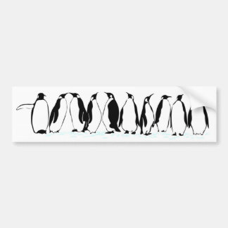 Autocollant De Voiture Pingouins sur le défilé