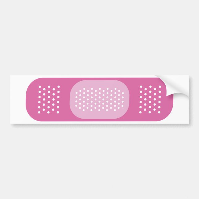 Autocollant De Voiture Pink Bandage (Devant)