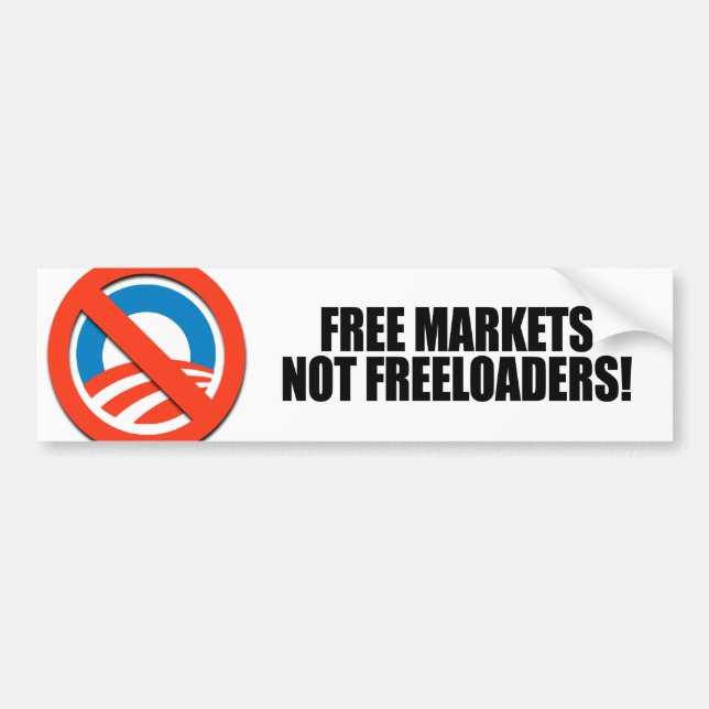 AUTOCOLLANT DE VOITURE PIQUE-ASSIETTES DES MARCHÉS LIBRES PAS (Devant)