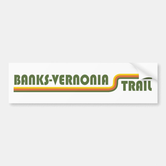 Autocollant De Voiture Piste Banks-Vernonia (Devant)