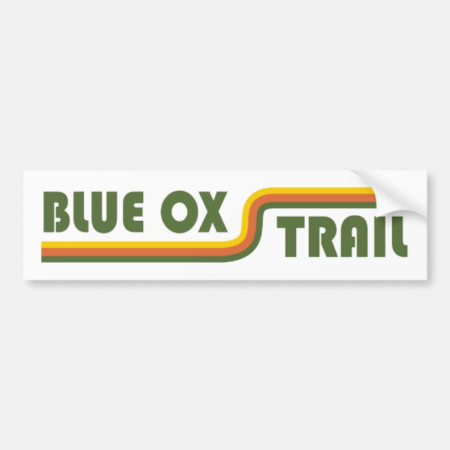 Autocollant De Voiture Piste Blue Ox (Devant)