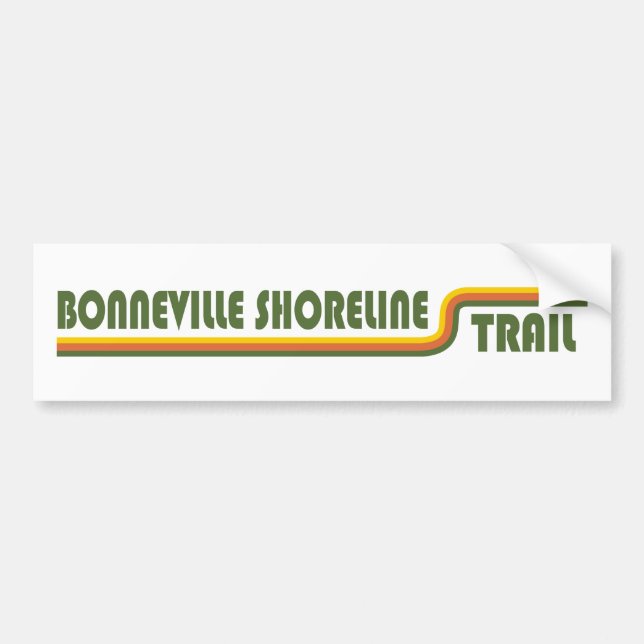 Autocollant De Voiture Piste du rivage de Bonneville (Devant)