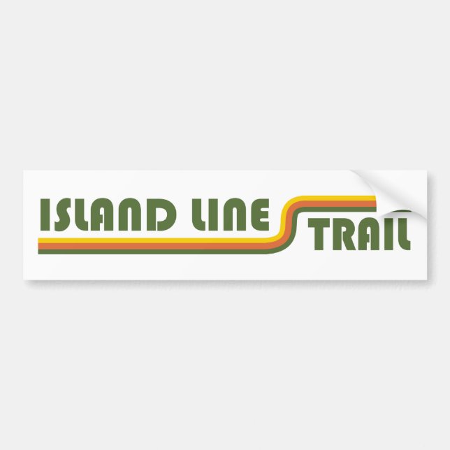 Autocollant De Voiture Piste Island Line (Devant)