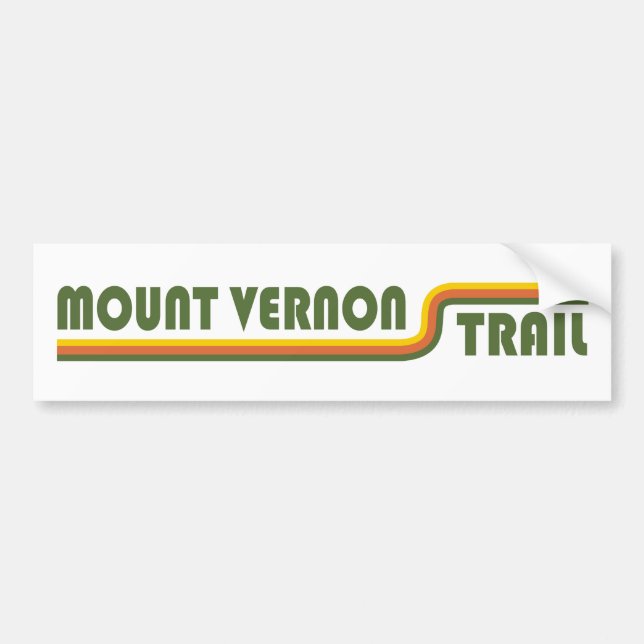 Autocollant De Voiture Piste Mount Vernon (Devant)
