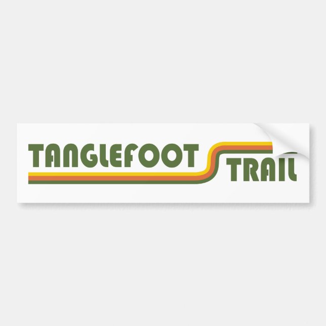 Autocollant De Voiture Piste Tanglefoot (Devant)