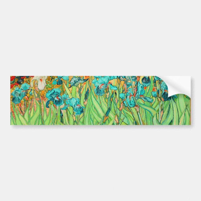Autocollant De Voiture PixDezines van gogh iris/st. rémy (Devant)