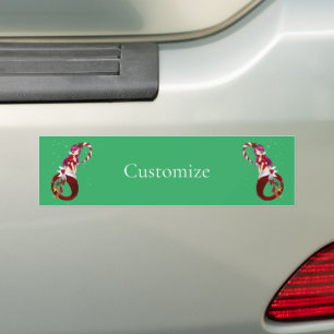 Autocollant De Voiture Pixie de Noël Mermaid Thunder_Cove