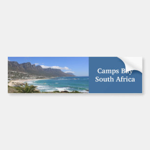 Autocollant De Voiture Plage de baie de camps, Afrique du Sud