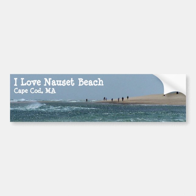 Autocollant De Voiture Plage Nauset Lumière (Devant)