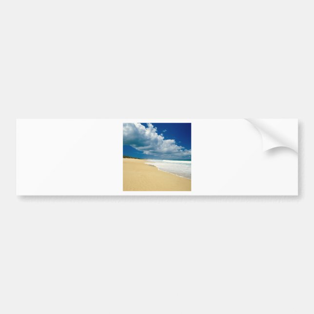 Autocollant De Voiture Plage Papohaku Molokai Hawaï (Devant)